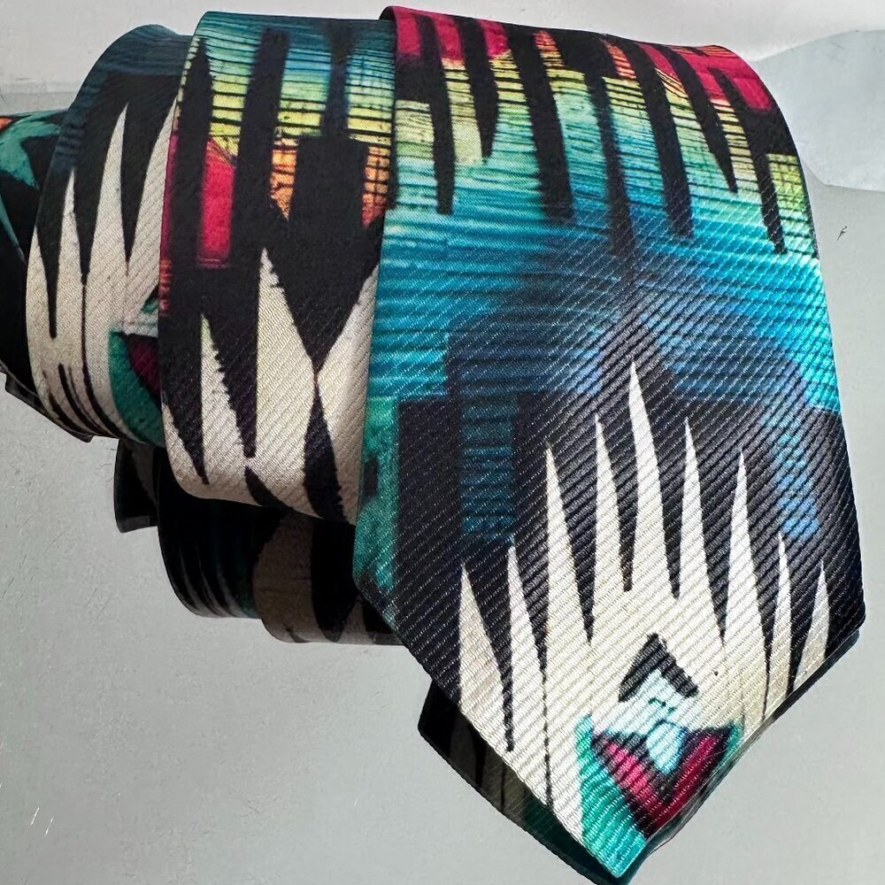 Tribal Aztec Tie Cowboy Designer Menswear Necktie Wigwam Western Southwestern